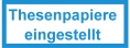 Thesenpapiere eingestellt